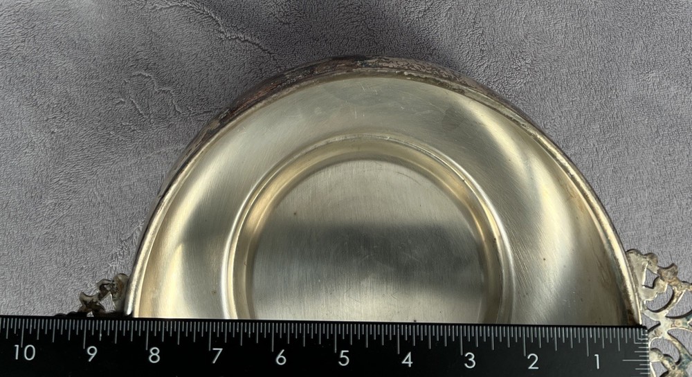 The Sheffield Silver Co Silver 8 1/4" Serving Tray 1126