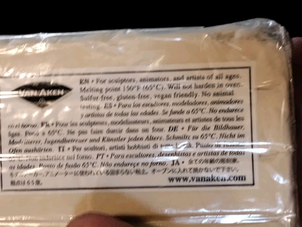 Van Aaken Modeling Clay 1lb Ivory
