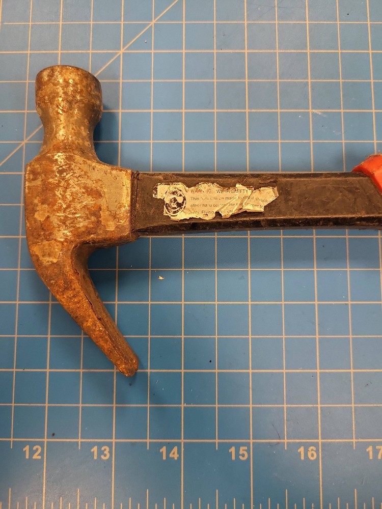 Black Decker Claw Hammer Nail Puller Tool Woodworking Carpentry Hand Tool