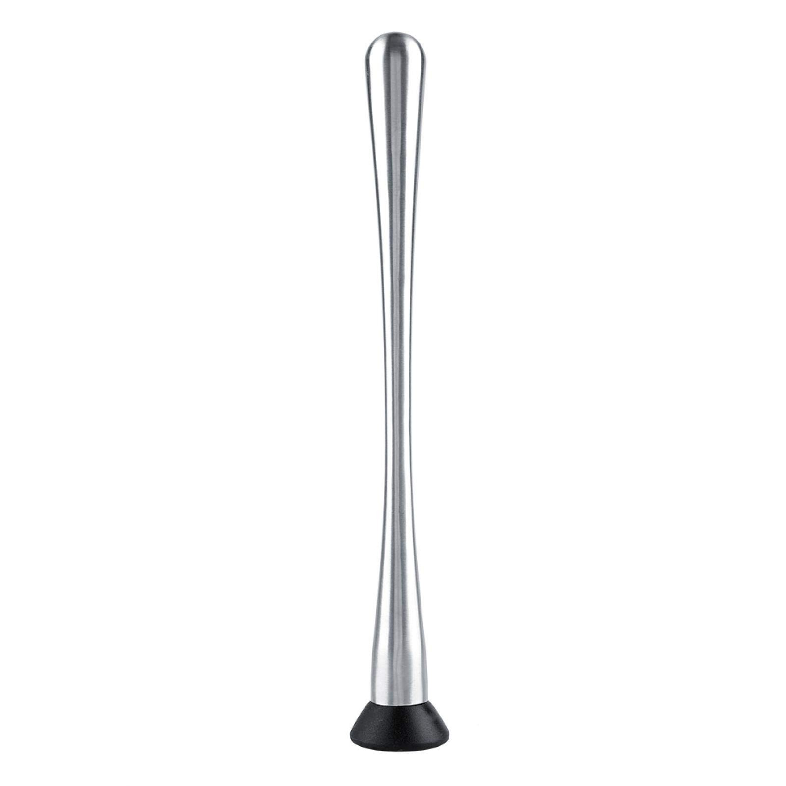 Long Stainless Steel Cocktail Muddler, 11inch Professional Drink Silver