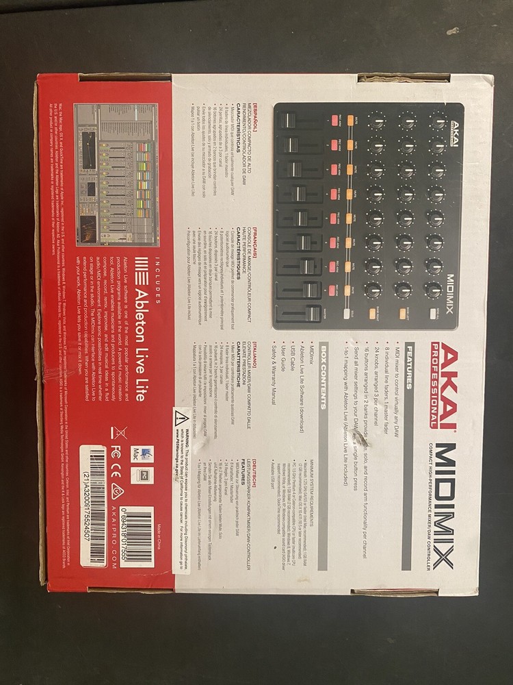 AKAI MIDI MIX MIDIMIX High-Performance Portable Mixer DAW Controller