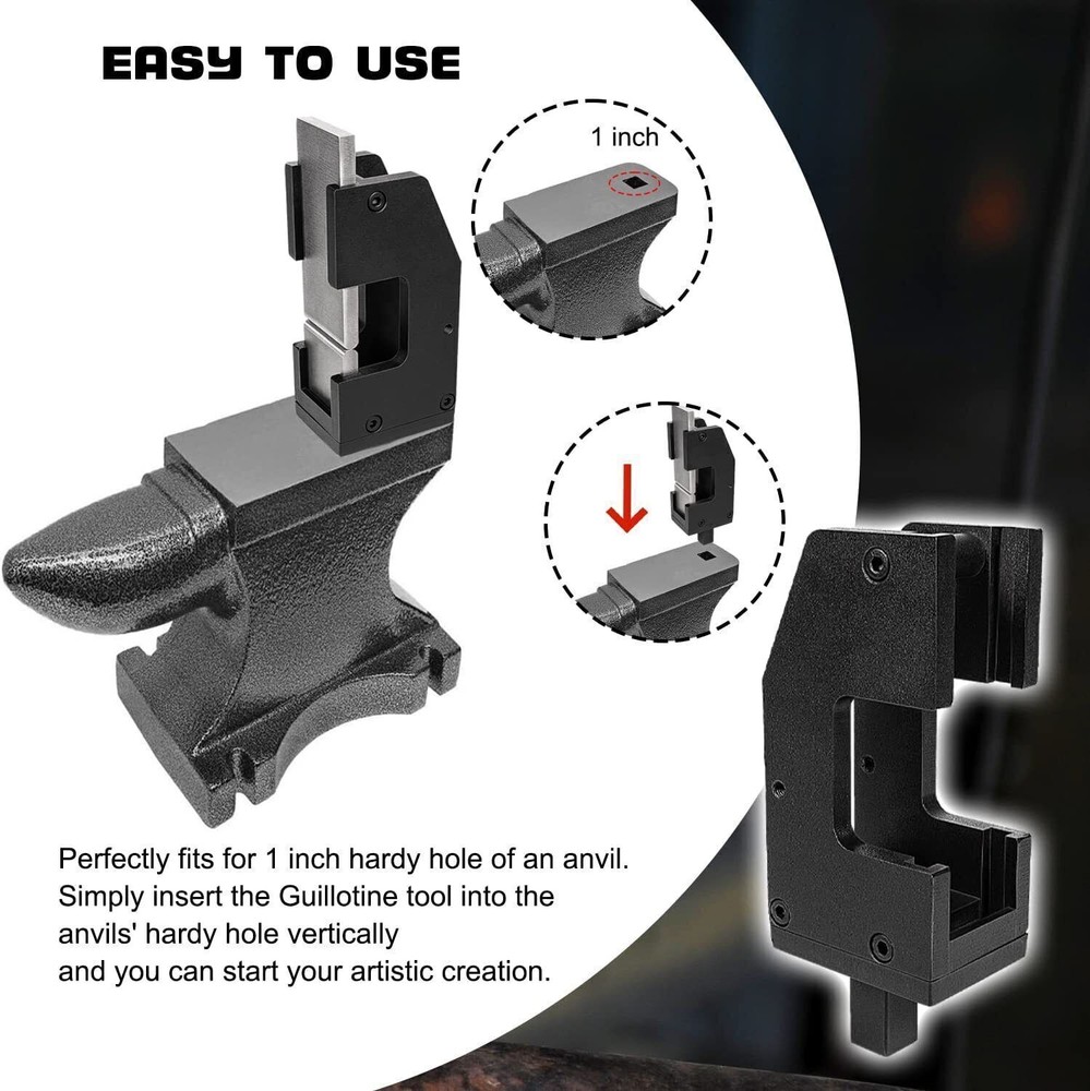 Blacksmith G2 Guillotine Tool Use for Round or Square Shoulders
