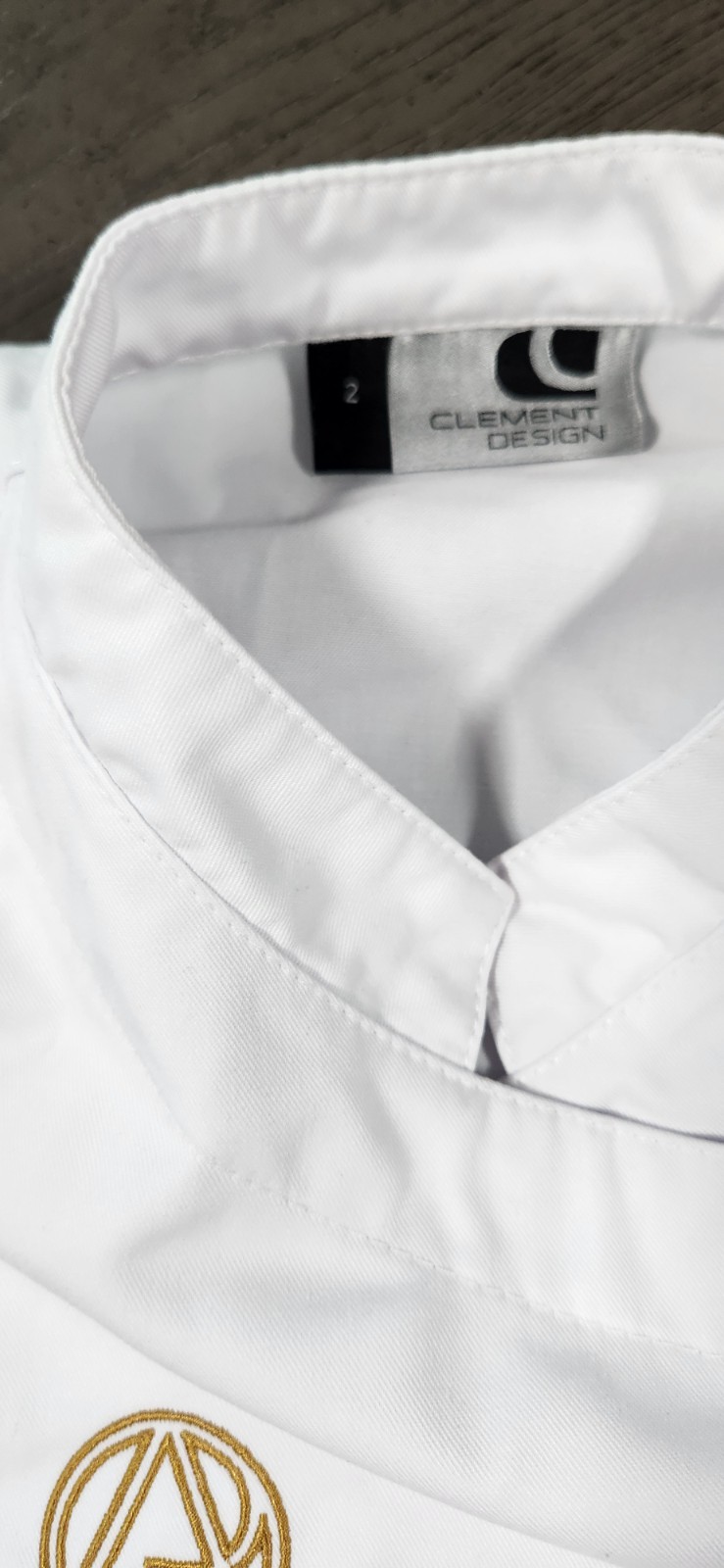 Pastry Academy Clement Design Chef Coat Size 2