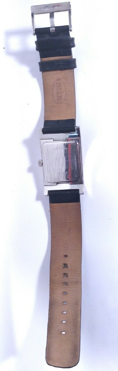 Sams Town Tunica Casino Watch by Fossil Arkitekt Pr5168 Black Band Silver Case