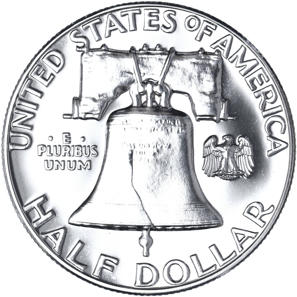 1957 (P) Franklin Half Dollar Gem Proof 90% Silver