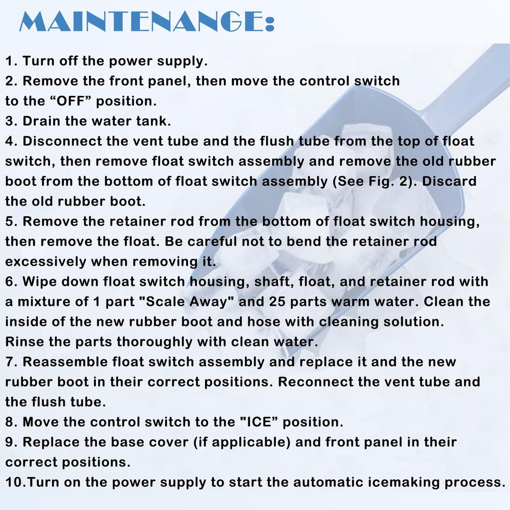 Replacement for Hoshizaki 426799-01 Float Switch Connector Rubber