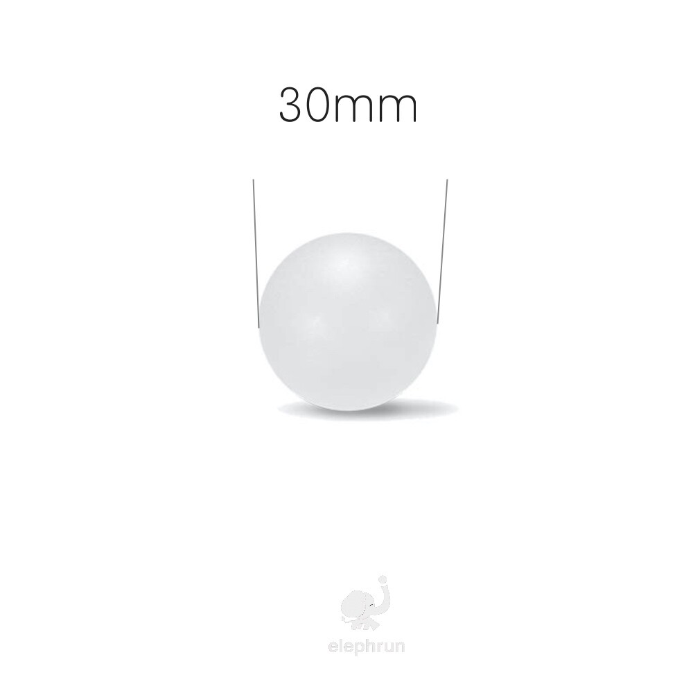 30mm Polypropylene ( PP ) Solid Plastic Bearing Balls Precision Sphere