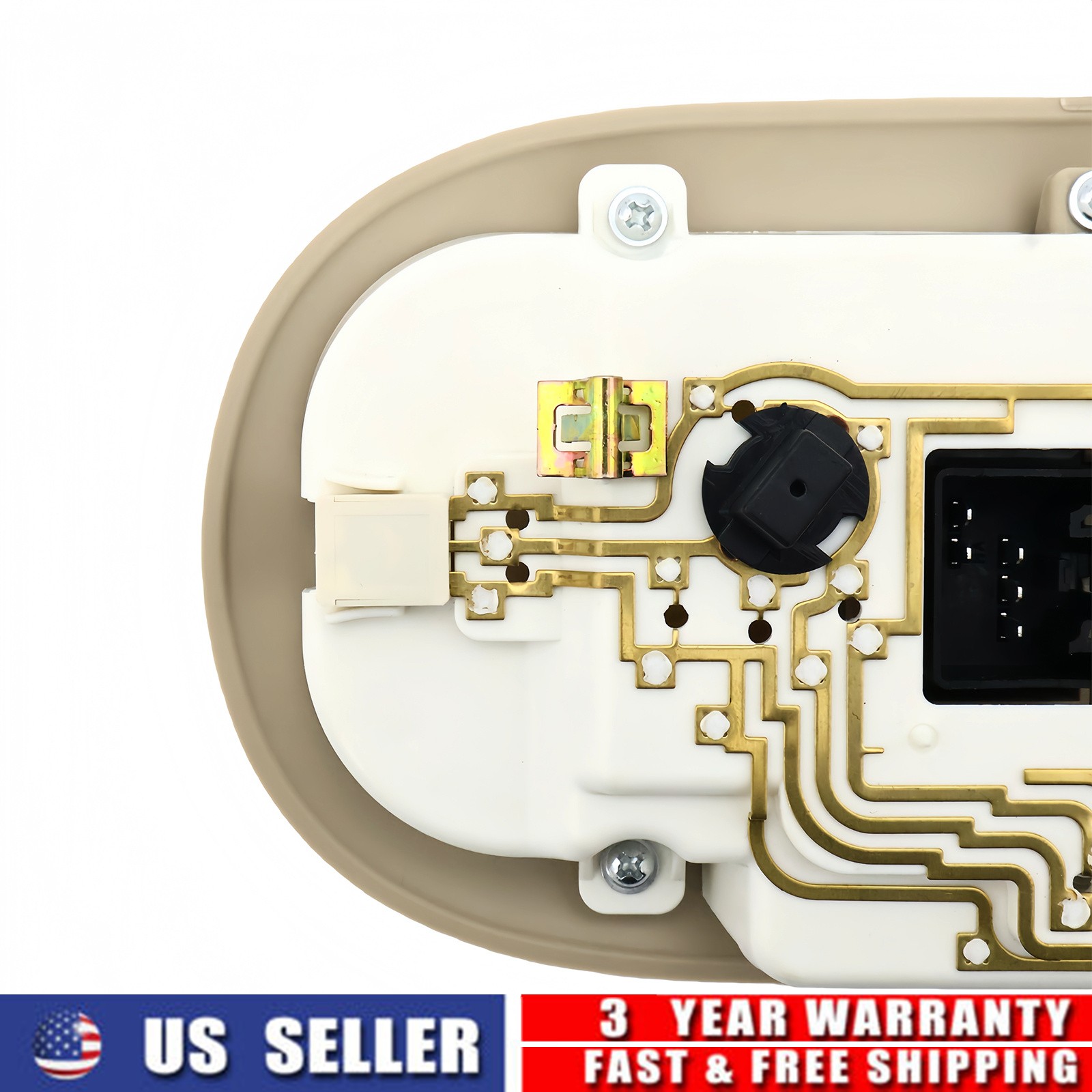 1PCS Beige Overhead LED Dome Light Sunroof Switch For 2004-2008 Ford F-150 NEW