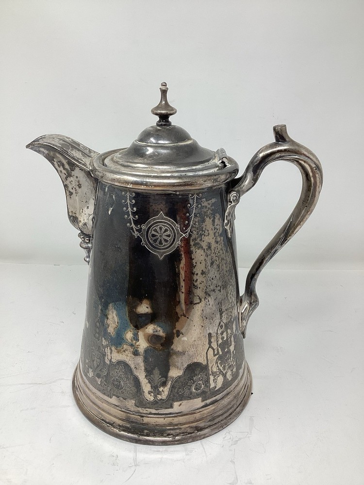 Antique Lyman’s Patent Silver Plated Coffee Pot 1950