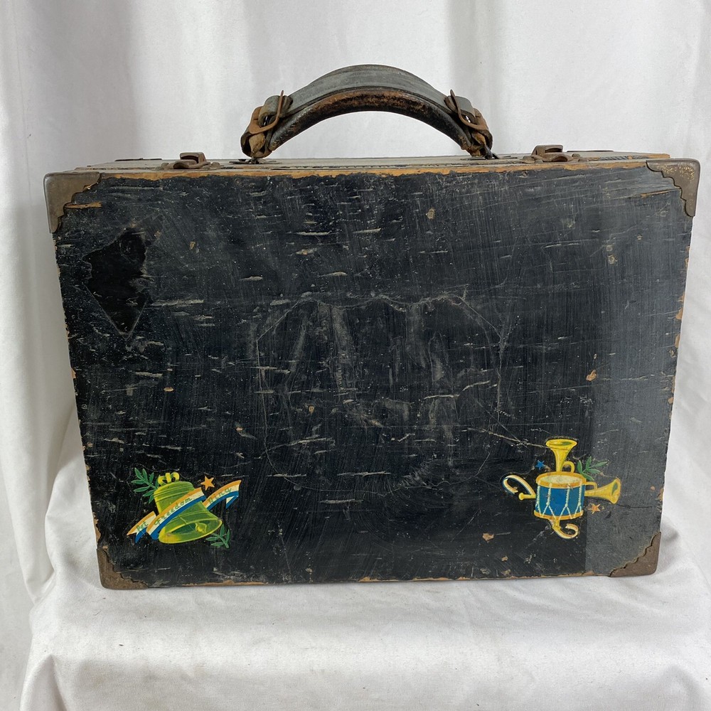 Original WWII US Navy Air Transport Personal Case w/ Pinups Pilot Named