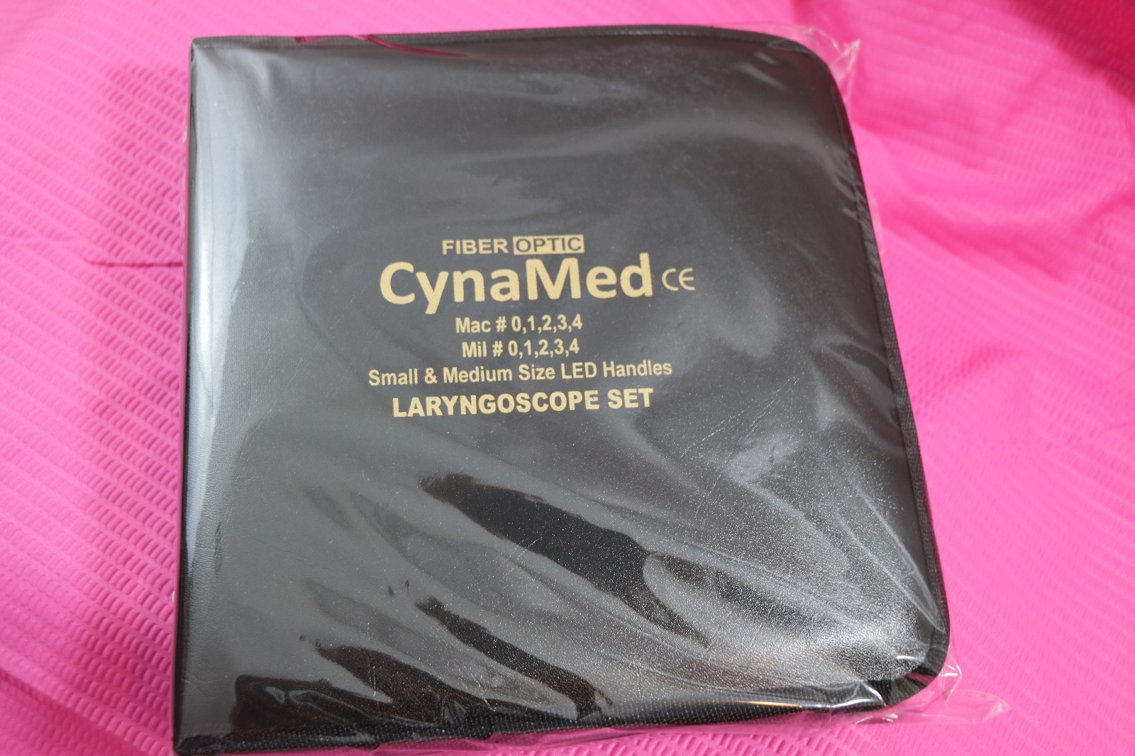 SET OF 10 FIBER OPTIC MAC & MILLER LARYNGOSCOPE BLADE+2 HANDLE INTUBATON kit