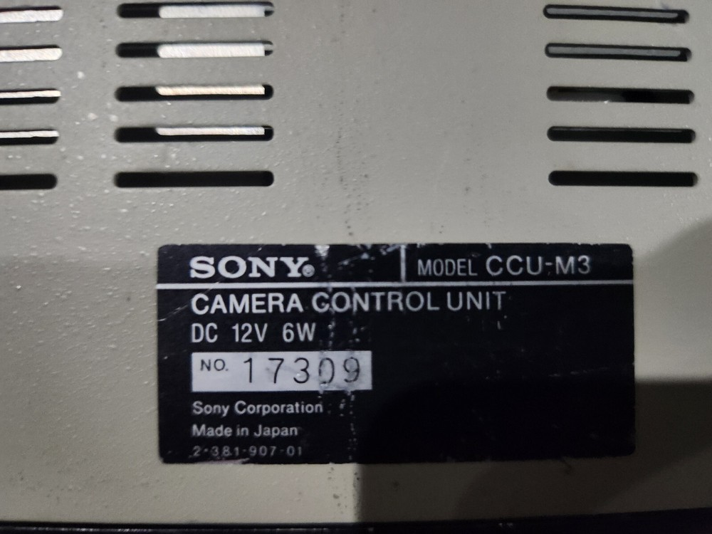 Camera control unit CCU for Sony M-3 Camera