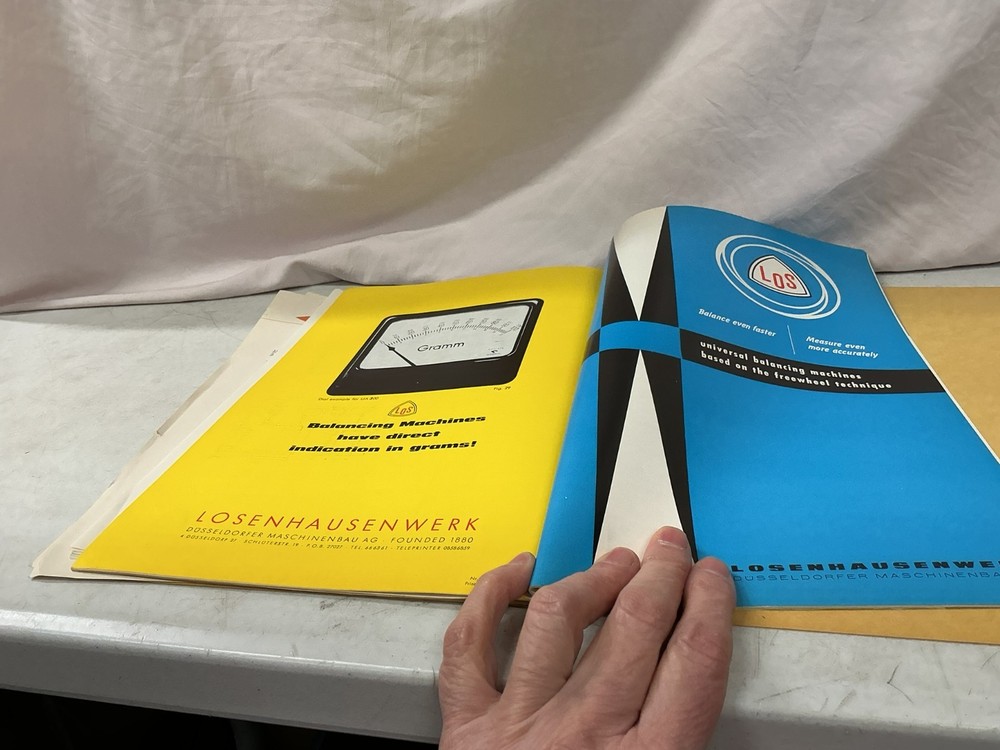 Pantool Machine Tools & Instruments Catalog Manual Balancing Machines