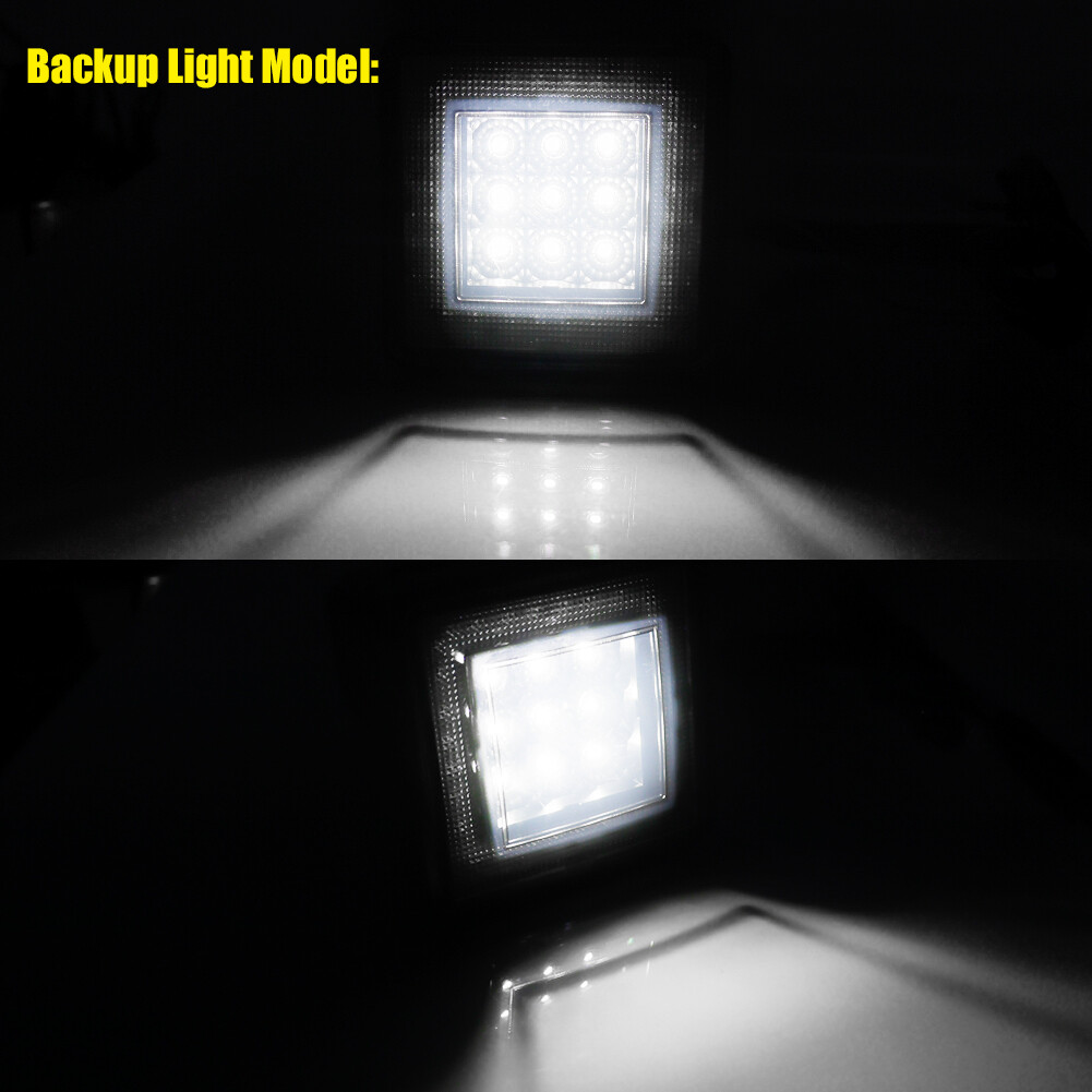 2" LED Super Bright Brake Backup Light Trailer Hitch Cover For Towing & Hauling