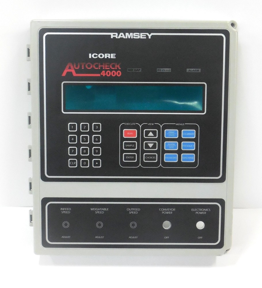 RAMSEY ICORE, AUTOCHECK 4000, FACEPLATE ONLY