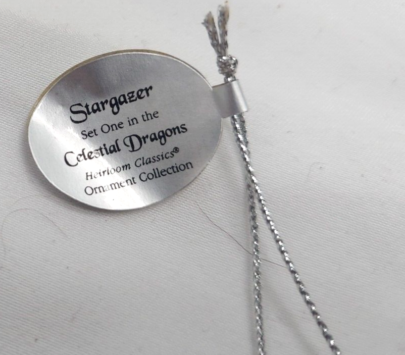 Hanging Dragon Stargazer 2007 Bradford Editions 4.5" Ceramic? From Celestial Set