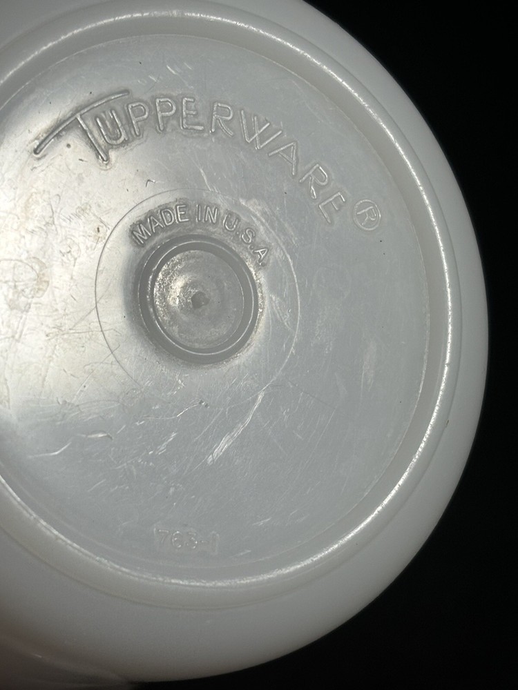 Tupperware #763 Sheer White Measuring 2/3 Cup Replacement Vintage
