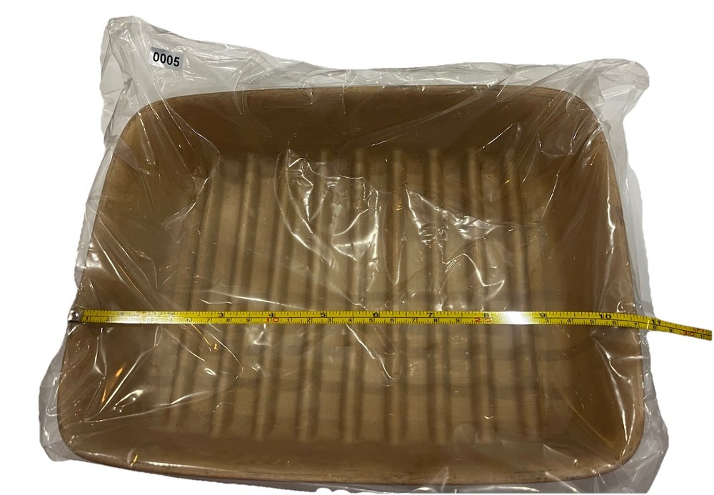 Pampered Chef Ceramic Oven Safe Small Ridged Baker