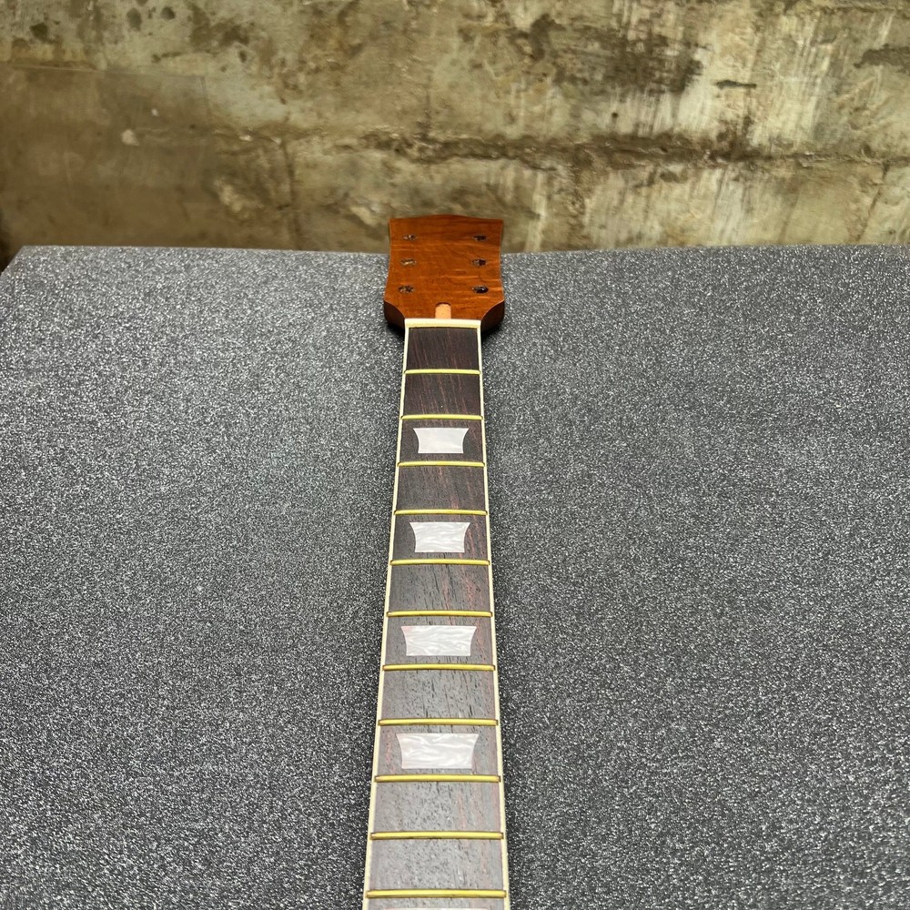 Roasted Flamed Maple 24.75 Scale length Conversion Neck #36