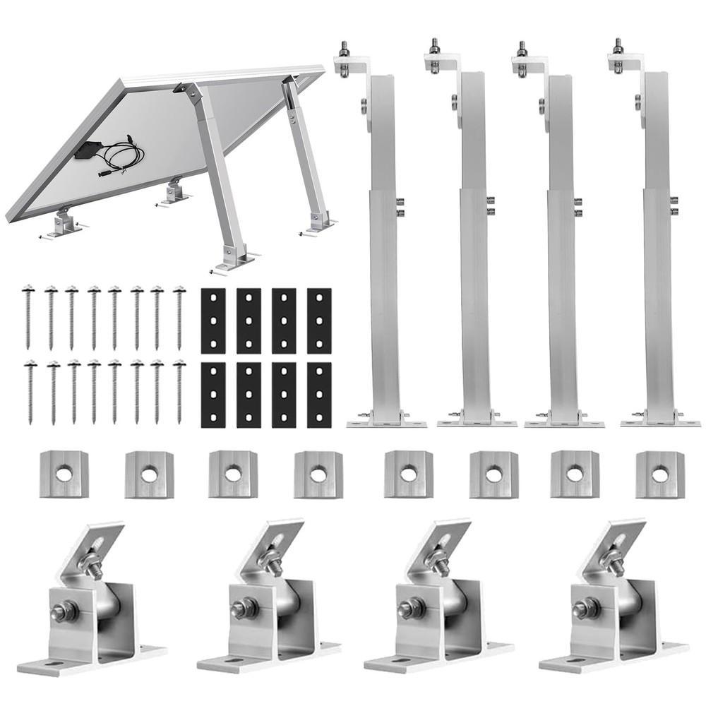 Adjustable Solar Panel Tilt Mount Brackets - Aluminum Alloy Mounting Brackets...