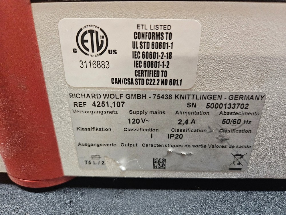 Richard Wolf 4251 Halogen Light Source