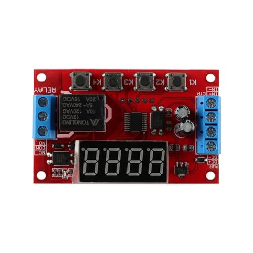 12V Multi-Mode Time Delay Relay Module, Adjustable Delay Timer, for 12v