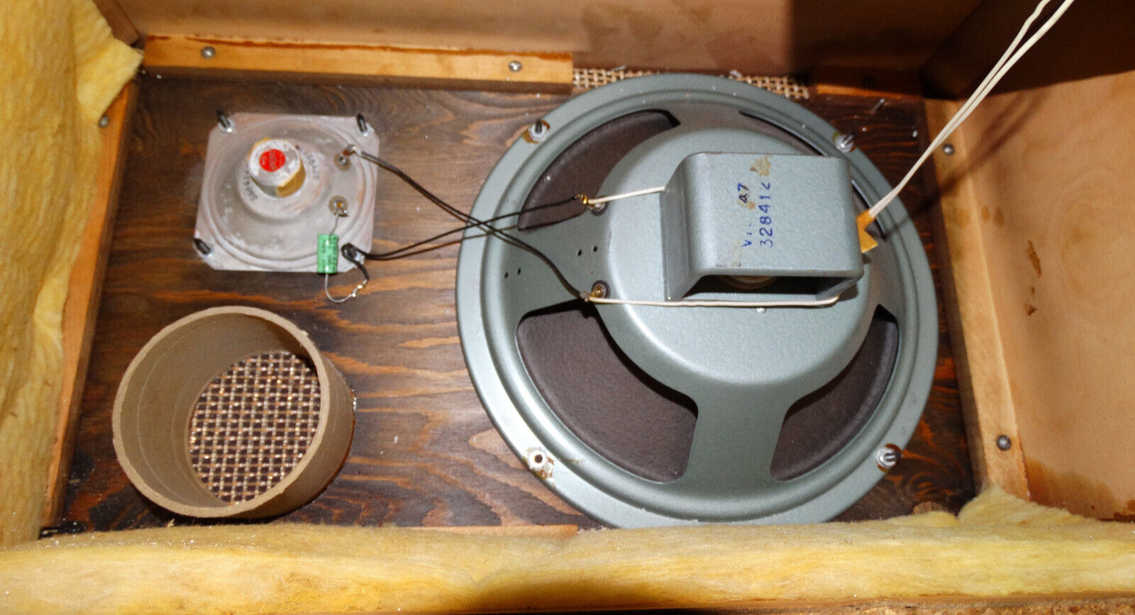 2 Knight Allied 3 way 10" alnico Tweed Vacuum Tube speakers by Utah Sound great!