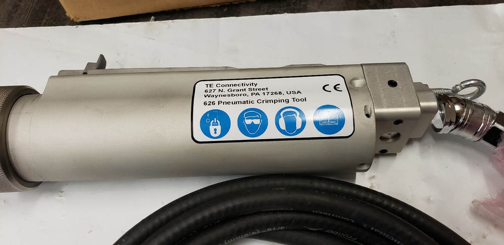 TE 189721-1 Pneumatic Hand Crimping Application Tool, Non-Logic Power Unit NEW