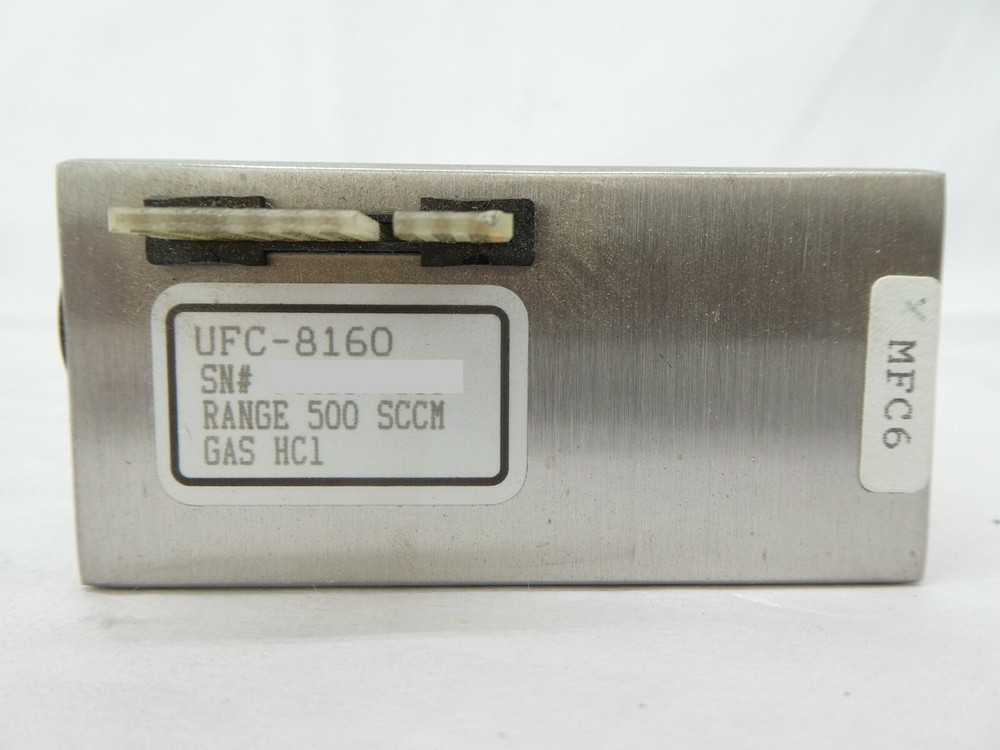 UNIT Instruments UFC-8160 Mass Flow Controller MFC 500 SCCM HCl Working Surplus