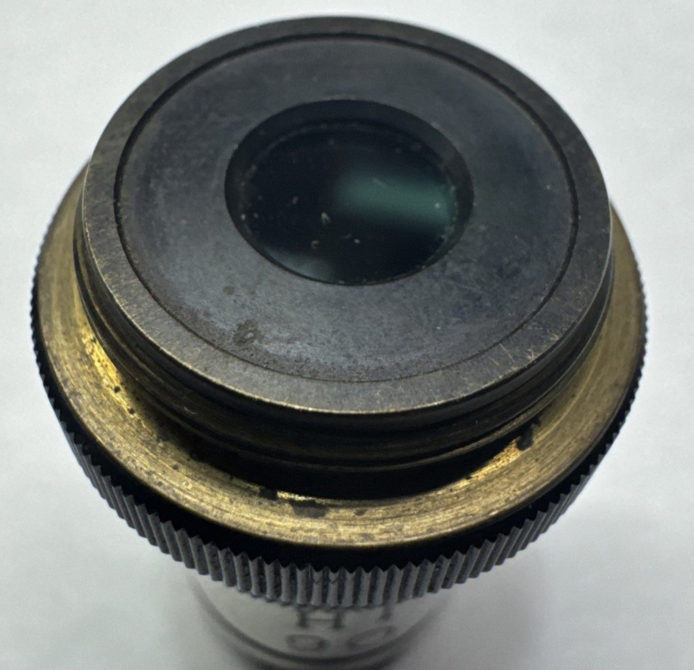 Zeiss Jena Microscope Objective 90 0.8 1.25 Iris
