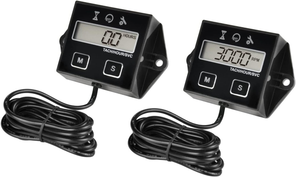 Compact Digital Tachometer with Maintenance Reminder - Essential Engine Tool Set