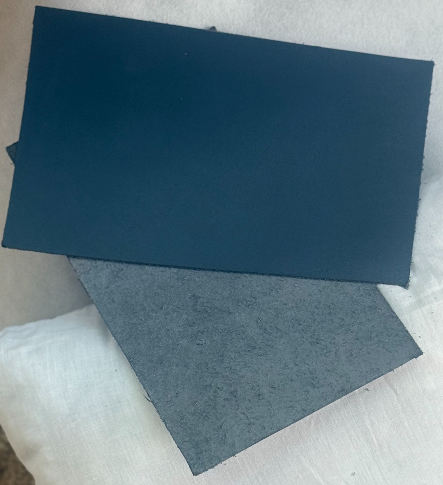 Premium Real Leather Grey, Green, Blue, Brown, Black Pre-Cut Cowhide Full Grain