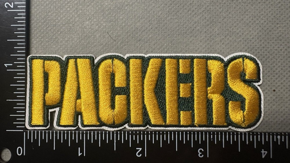 GREEN BAY PACKERS IRON ON EMBROIDERED PATCH