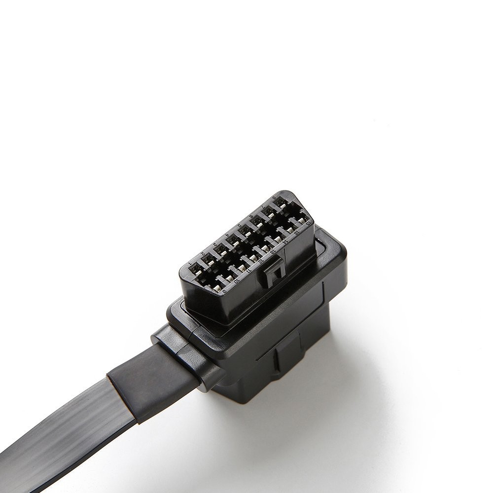 Compact OBD II 16 Pin Splitter Extension - 2FT for Scan Tools and Diagnostics