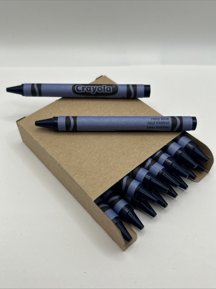 (16) Crayola Crayons (navy blue) BULK