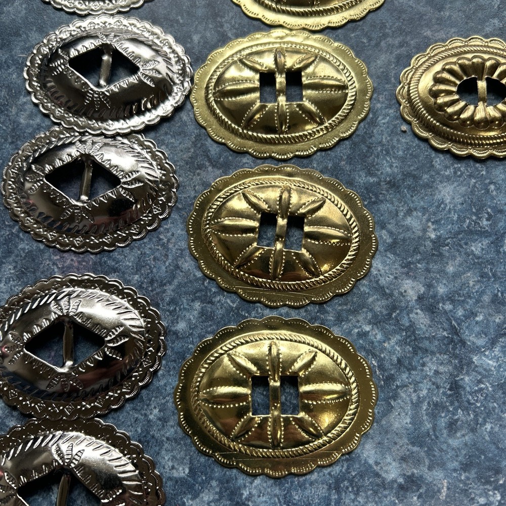 Oval Concho Lot Of 18 pc.