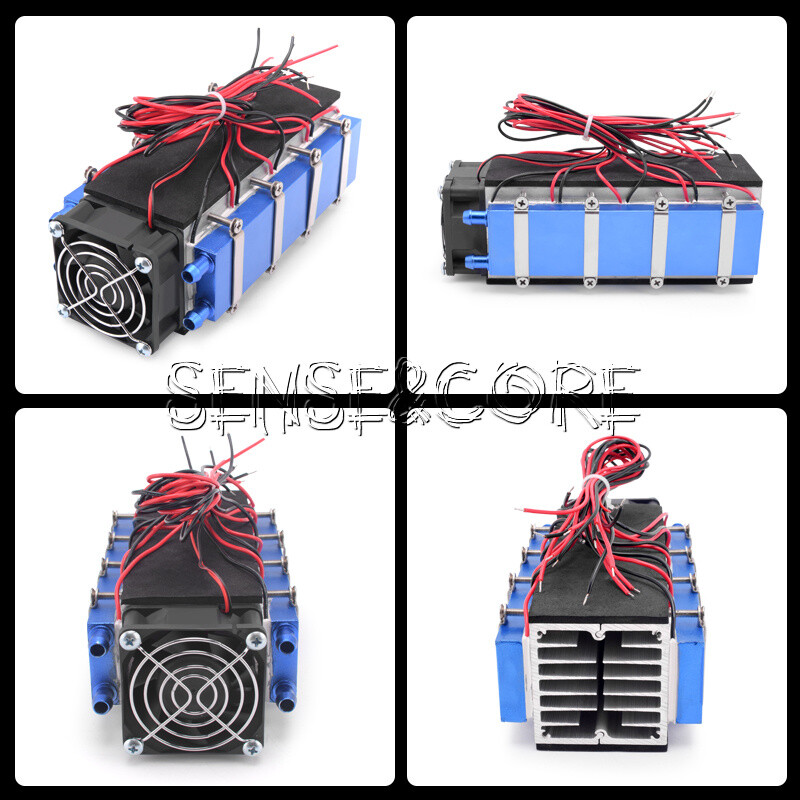 DC 12V 576W DIY Small Air Conditioning Refrigerator Cooler Cooling Module-