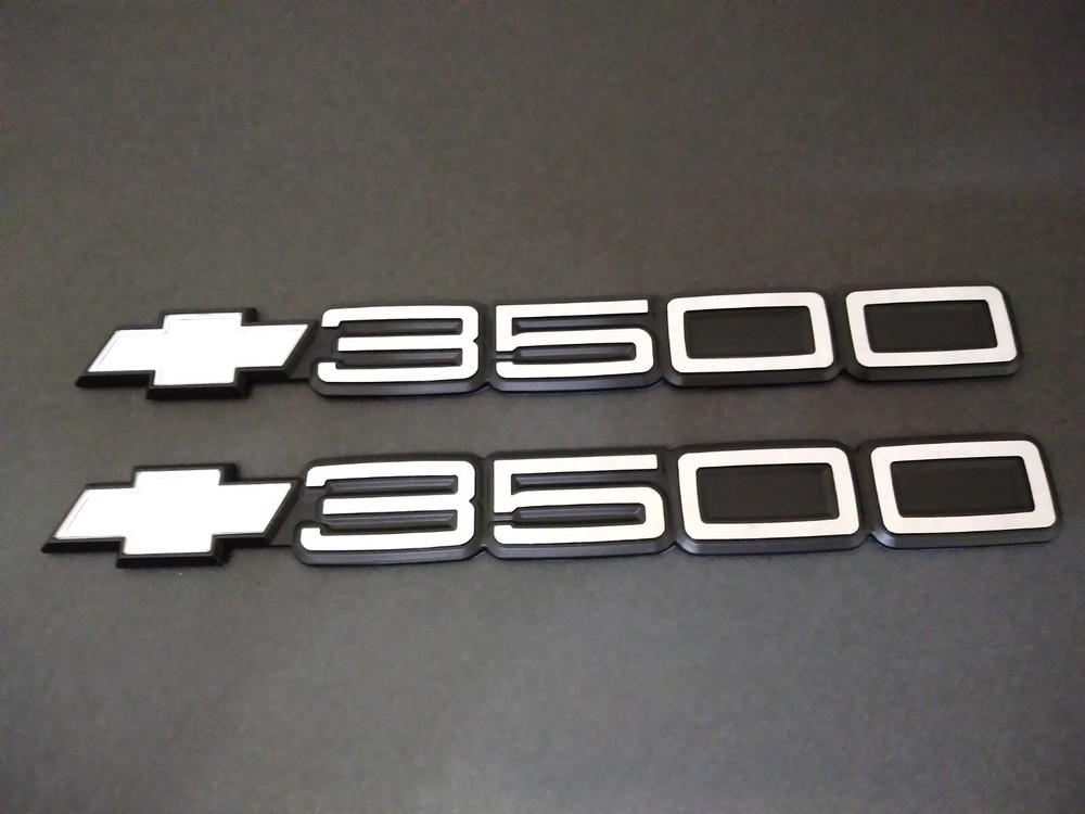 90'S Chevrolet 3500 Door Emblems SET **PAIR**