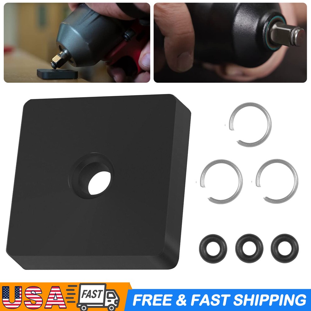 3/8" Impact Wrench Socket Retaining Ring Clip with O-Ring for Milwaukee Type