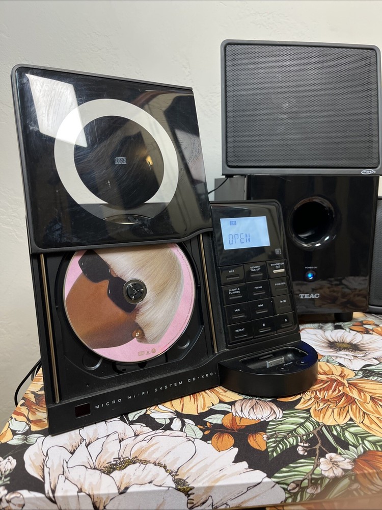 TEAC CD-X60i Compact Micro Hi Fi Stereo System IPOD Dock Tested