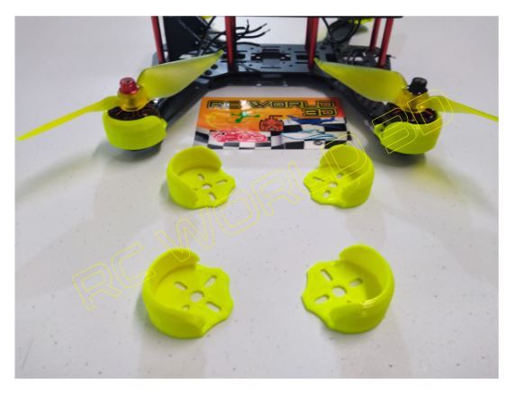 QUADCOPTER BRUSHLESS MOTOR MOUNT/BASE PROTECTOR 4PCS 3D PRINTED PLA 250 FRAME
