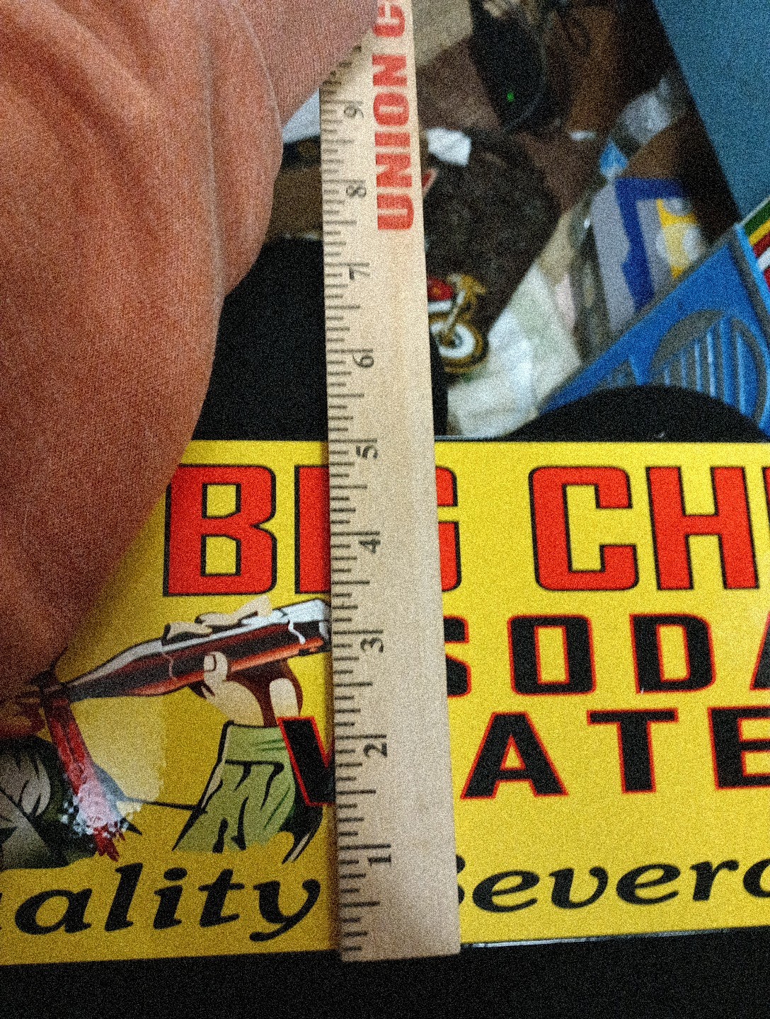 Porcelain Drink Big Chief Soda Water Sign