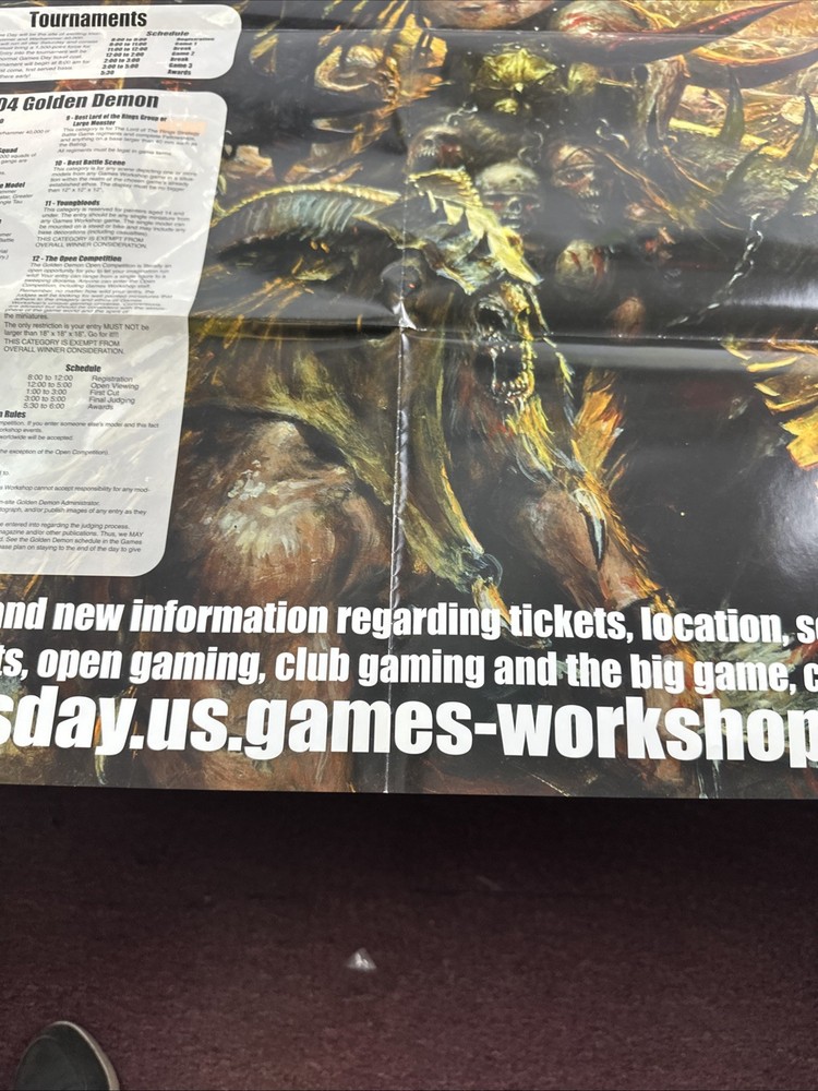 Games Workshop "Gamesday 2004" Promo Poster