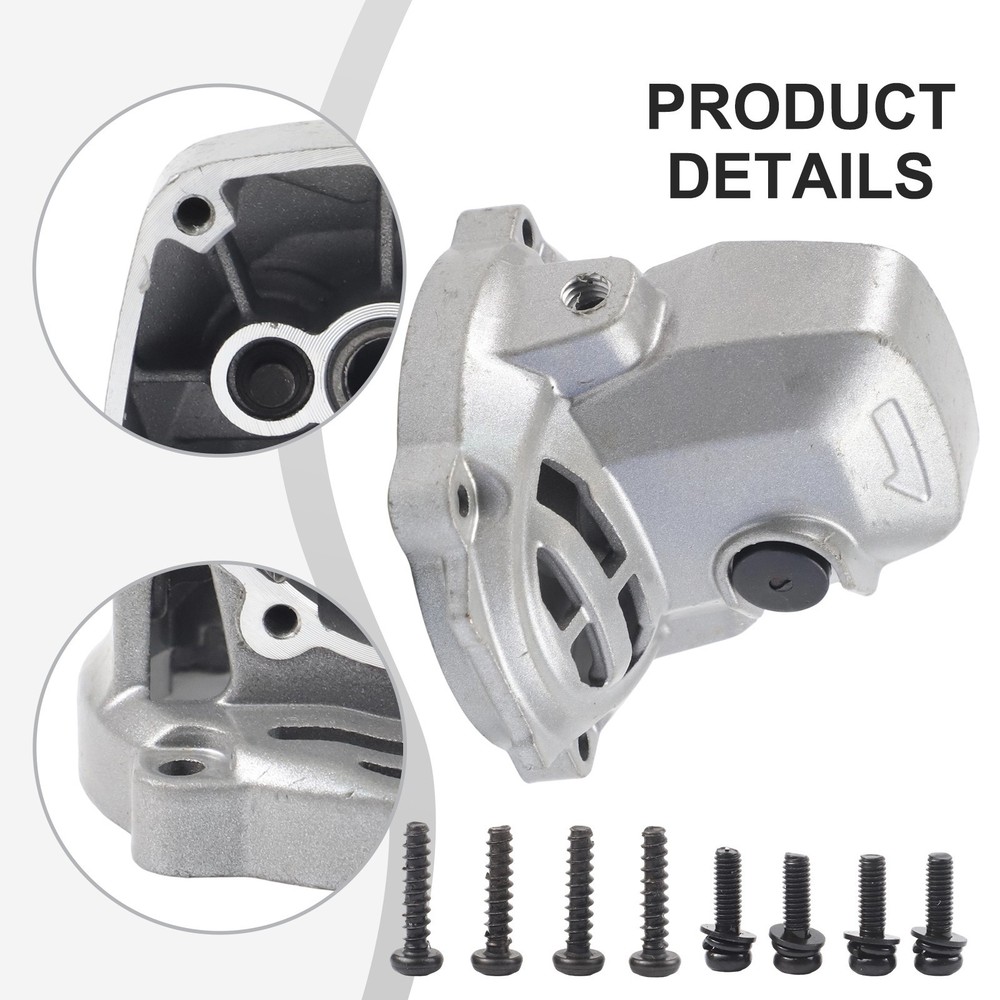 Aluminum Brushless Angle Grinder Head Shell for 100 Type Grinders with Screws