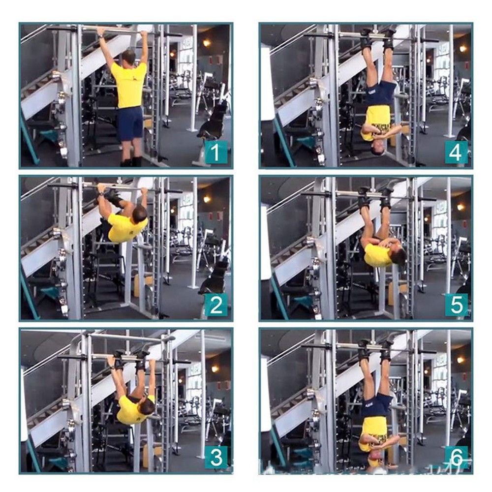 1 Pair Inversion Gravity Boots Hanging Pull Up Boots W/ Comfortable Foam