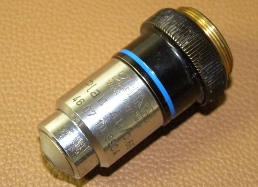 Zeiss Microscope Objective Plan 40/0.65 46 07 10-9904