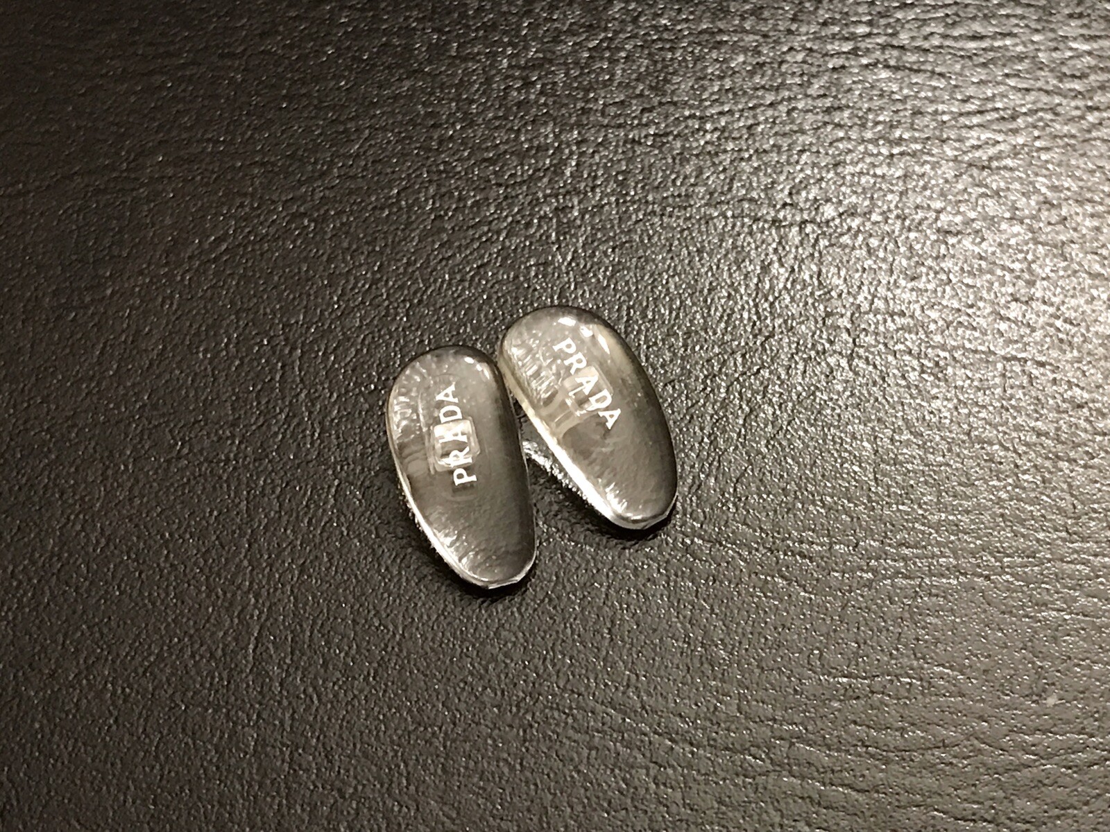 Replacement 15mm Nose Pads for PRADA Eyeglasses/Sunglasses W/ Screws Silver