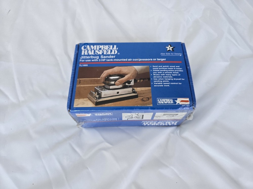 Campbell Hausfeld Jitterbug Pneumatic Sander Model TL1005