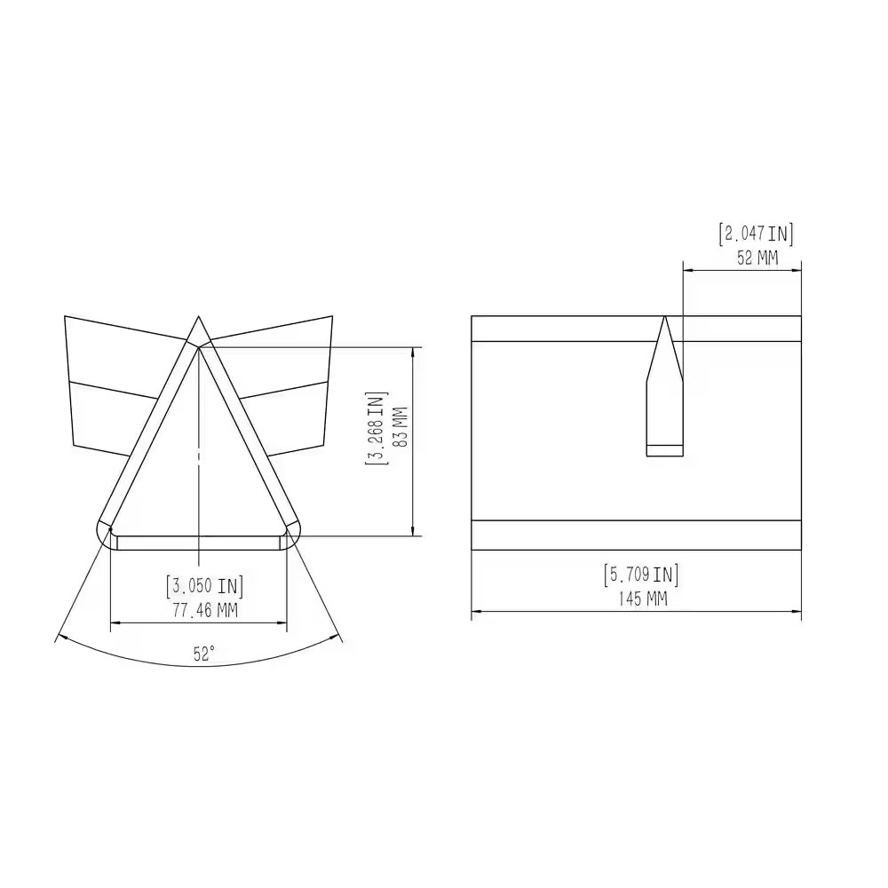 Log Splitter 4-Way Cross Wedge