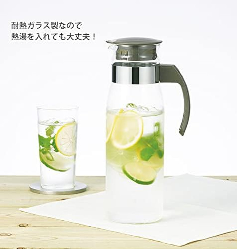 Slim Water Jug, 1400Ml, White
